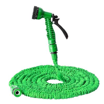 Mangueira Jardim Expansível 22,5 Metros Resistente Jatos D Água - Azul