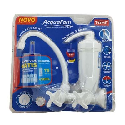 Torneira Com Filtro Acquafam Fame - Branco