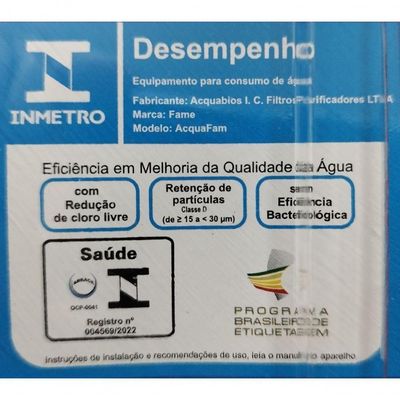 Torneira Com Filtro Acquafam Fame - Branco