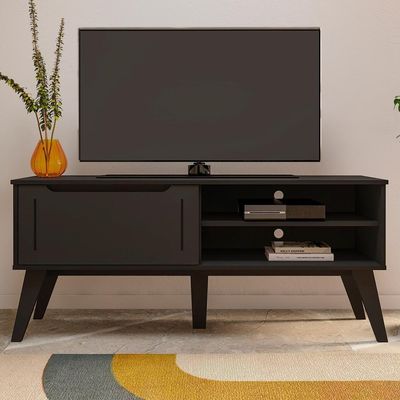 Rack Bancada Para Tv 60 Pol 134 Cm 4601 Preto Arly