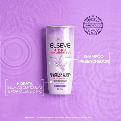 Kit Elseve Hidra Hialurônico Shampoo + Condicionador + Máscara Loréal Paris