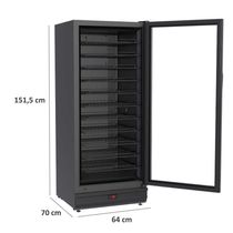 Adega 285 Para 83 Garrafas 285 Litros Preto Fosco 220v - Venax