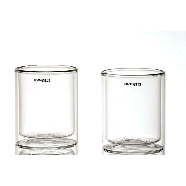 Conjunto De Copos De Whisky Parede Dupla 300ml 2pçs - Bugatti