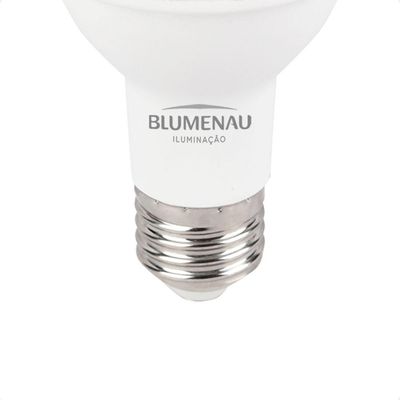 Kit 10 Lâmpada Led Par 20 8w E27 Bivolt Blumenau 6500k Frio