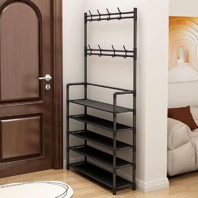 Estante 5 Prateleiras Organizador Arara Cabideiro Rack