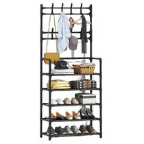 Estante 5 Prateleiras Organizador Arara Cabideiro Rack