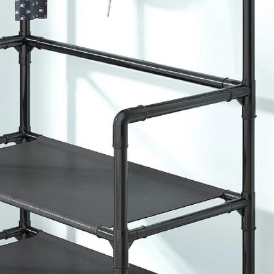 Estante 5 Prateleiras Organizador Arara Cabideiro Rack
