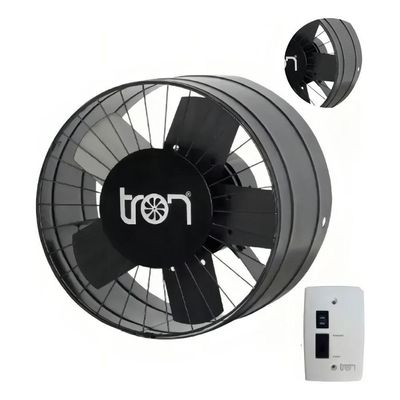 Ventilador/exaustor Bivolt Axial Industrial Grafite 300mm