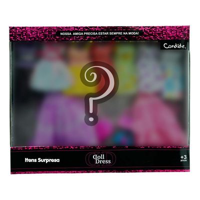 KIT Boneca Dream Fashion - Cabelo Ruivo + Acessórios