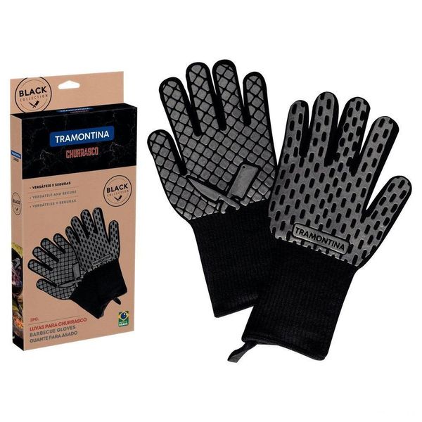 Luva Tramontina Churrasco Black 02 Peças Tramontina