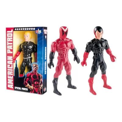 Boneco Articulado 30 Cm American Patrol Milk Brinquedos