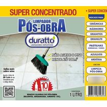 Limpador Pós-obra Duratto Super Concentrado 1l