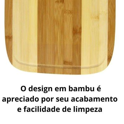 Tábua De Corte Bambu 34x24x1,8cm