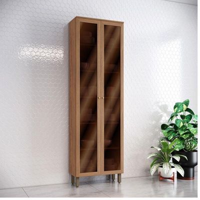 Cristaleira 2 Portas Requinte Nature – Henn