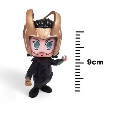 Boneco Loki Pop Marvel 9cm Articulado Vingadores Infinity War Miniatura Herói