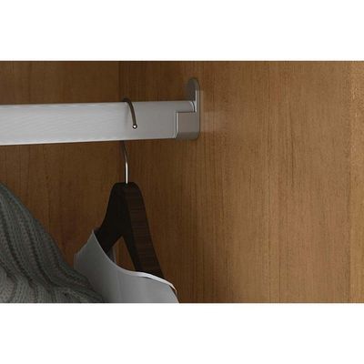 Guarda Roupa Solteiro 6 Portas (2 C- Espelho) E 4 Gavetaszeus Amêndoa - Lopas
