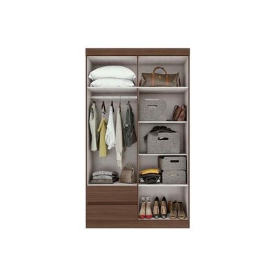 Guarda Roupa Solteiro 4 Portas E 2 Gavetas Zeus Branco - Lopas