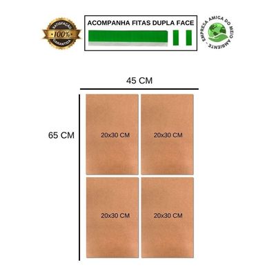Kit Placas Quadros Decorativos Bebidas Frases 4 Pçs 20x30 Cm