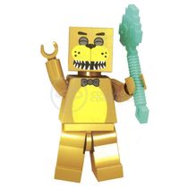 Brinquedo Boneco Bloco De Montar Five Nights At Freddy´s Com Lego - Adventure Golden Freddy