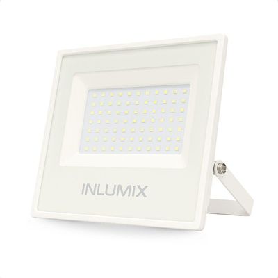 Kit 4 Refletor Holofote De Led 50w Branco Frio 6500k Branco 110/220v