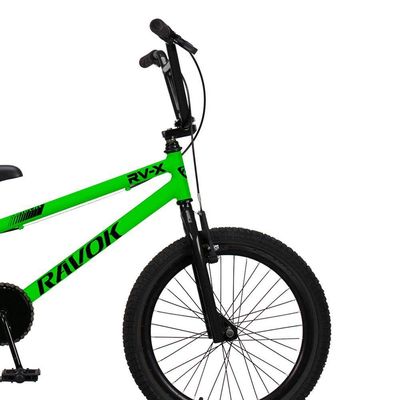 Bicicleta Aro 20 Bmx Rv-x Aero Freio V-brake Infantil Verde