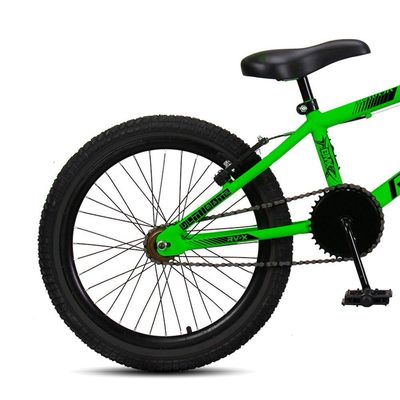 Bicicleta Aro 20 Bmx Rv-x Aero Freio V-brake Infantil Verde