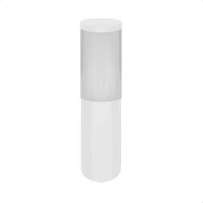Luminária Poste De Jardim Balizador Easy 30cm E27 Bivolt Branco