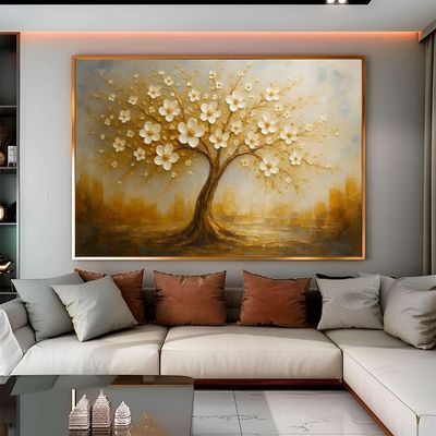Quadro Decorativo árvore Abstrata Da Vida