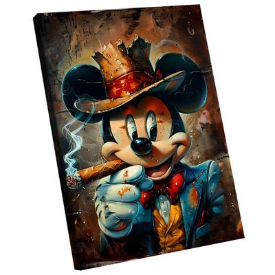 Quadro Decorativo Mickey Gangstar