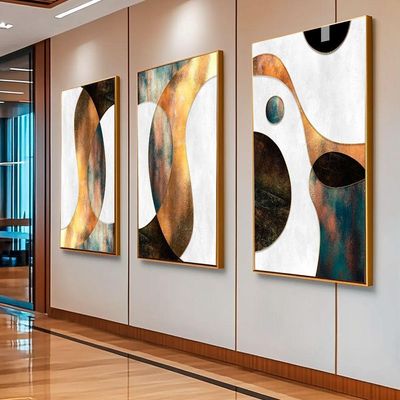 Quadro Decorativo Trio Abstrato Elegância
