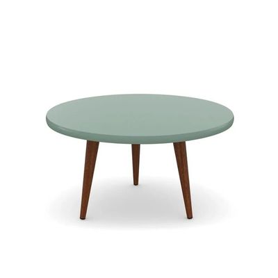 Mesa De Centro Redonda Leggs Ballagio Verde
