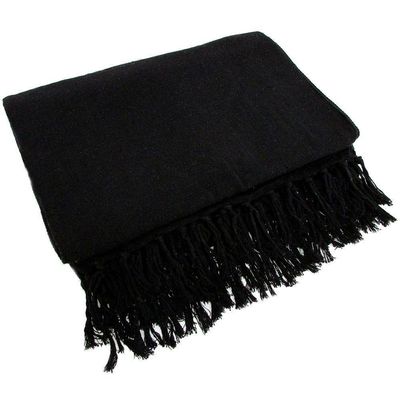 Manta Para Sofá Tipo Manta Capa De Sofá 2,40 X 1,80 Cor:Preto
