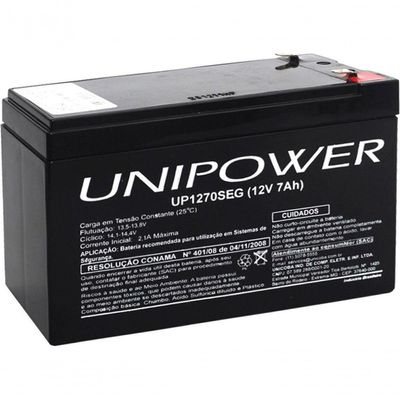 Bateria 12v 7,0 Ah(up1270seg)f187