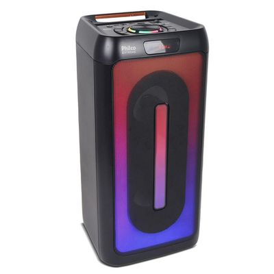 Caixa De Som Amplificada Philco 350W PCX4501 Flash Lights Bivolt