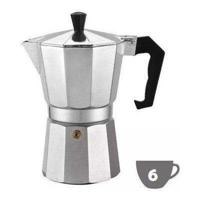 Cafeteira Italiana Em Aluminio Para 6 Xicaras - Ideal para quem busca praticidade e Qualidade no dia a dia