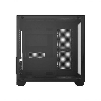 Gabinete Gamer Forcefield Black Vulcan - Frontal E Lateral Em Vidro - Pcyes - Gffbvp
