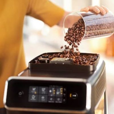 Cafeteira Espresso Philips Walita EP1220 Superautomática 1400W - Preta Preto / 220