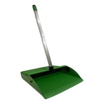 Pá De Lixo Coletora Cabo Aluminio 75 Cm Profissio Star Clean Cor Verde