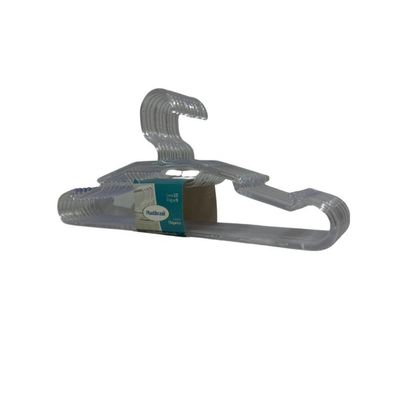 Cabide Elegance Transparente Cristal 10 Und Plastibrasil