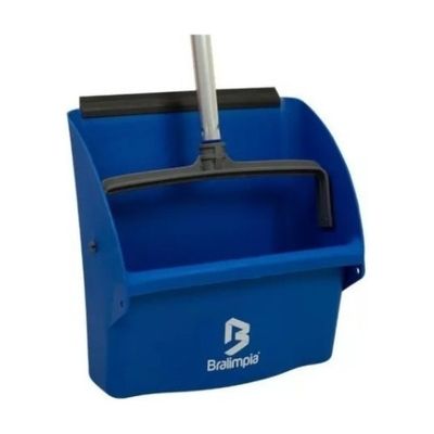Pá De Lixo Coletora Cabo De Aluminio Profissional Bralimpia