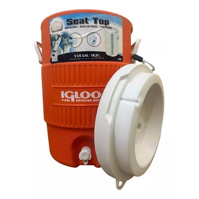 Galão Botijão Cooler Térmico Igloo 18 Lt 5 Gallon = Coleman