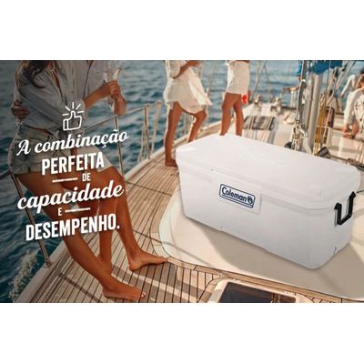 Caixa Termica Grande 141 Litros Coleman Marine 316 Series