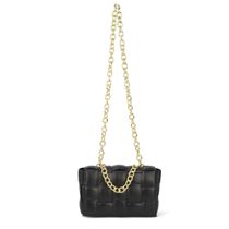 Bolsa Transversal Feminina Gash BG72554 Trançada Corrente