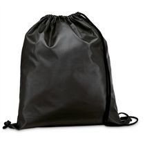 Mochila Saco Academia Esportiva Gym Bag Fitness Unissex Cordão Preto