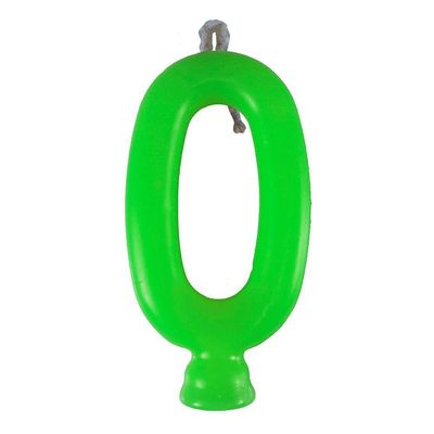 Vela De Aniversário Neon Verde Modelo 7