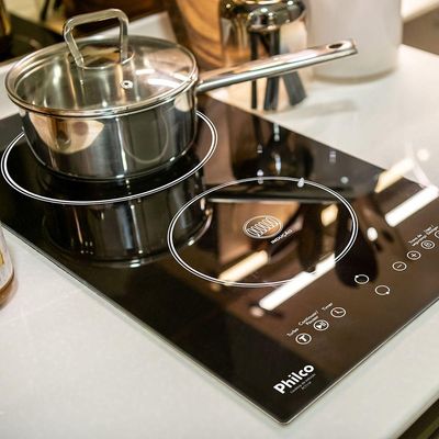Cooktop de Indução Philco 2 Queimadores e 9 Níveis PCT11P 220V