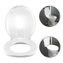 Assento Para Vaso Sanitário Universal Oval Diversas Cores Cor Branco