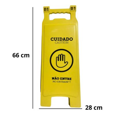 Placa De Sinalização Limpeza Não Entre Star Clean