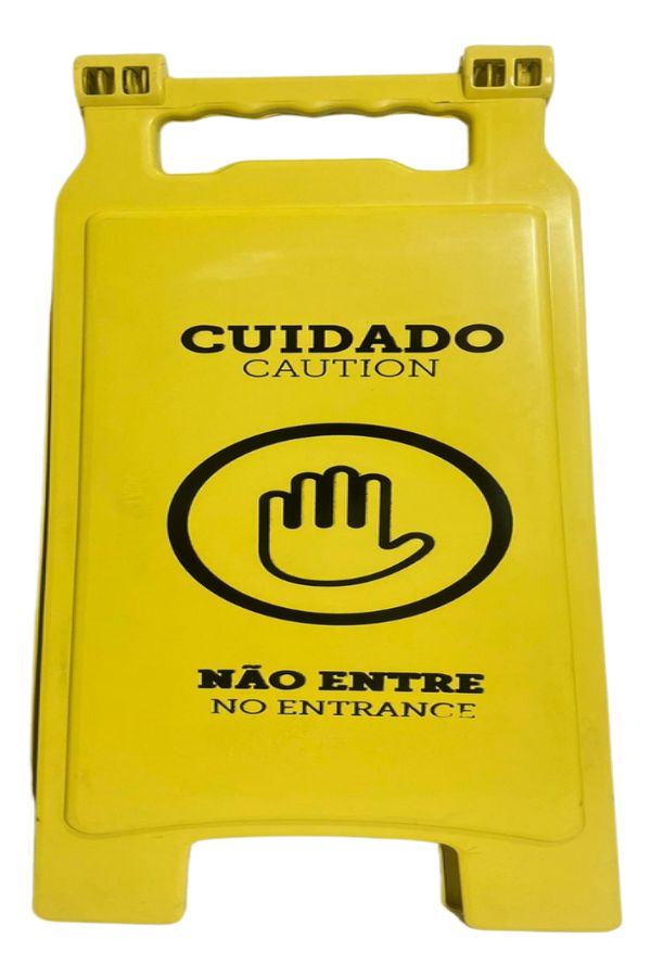 Placa De Sinalização Limpeza Não Entre Star Clean