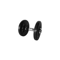 Dumbell Injetado com Pegada Cromada 12kg